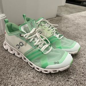 ON Running Shift Cloud Mens Sneakers green 9.5 9
